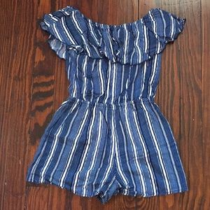 striped romper!!